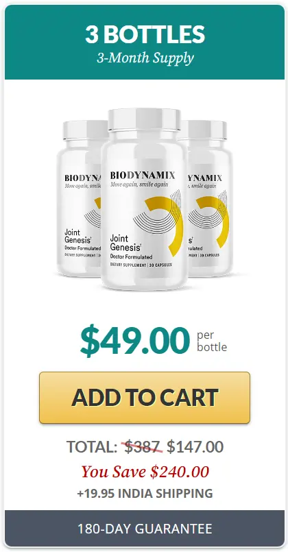 Joint Genesis™ 3 bottle