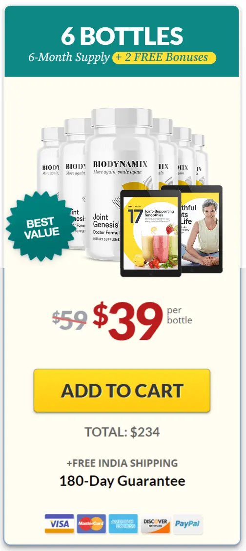 Joint Genesis™ 6 bottle